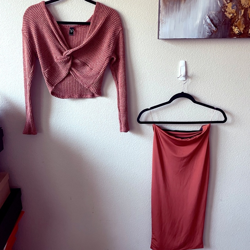 Two Piece Skirt Set